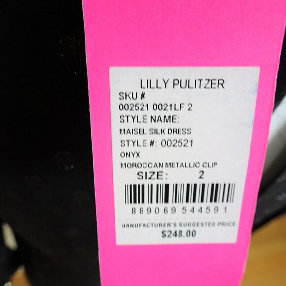 Lilly Pulitzer Maisel Silk Dress Size 2 - Picture 8 of 8